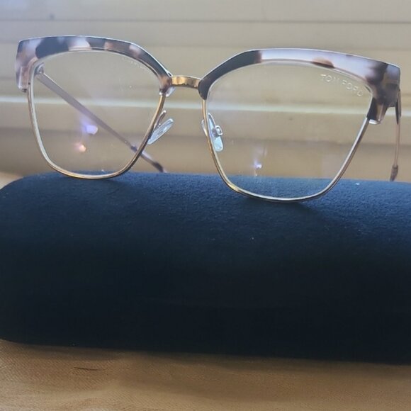 NEW & AUTHENTIC TOM FORD EYEGLASSES MODEL TF5547-B SIZE54-15-140 COLOR PINK-TOR - Picture 2 of 6